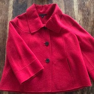 Red Lafayette 148 pea coat